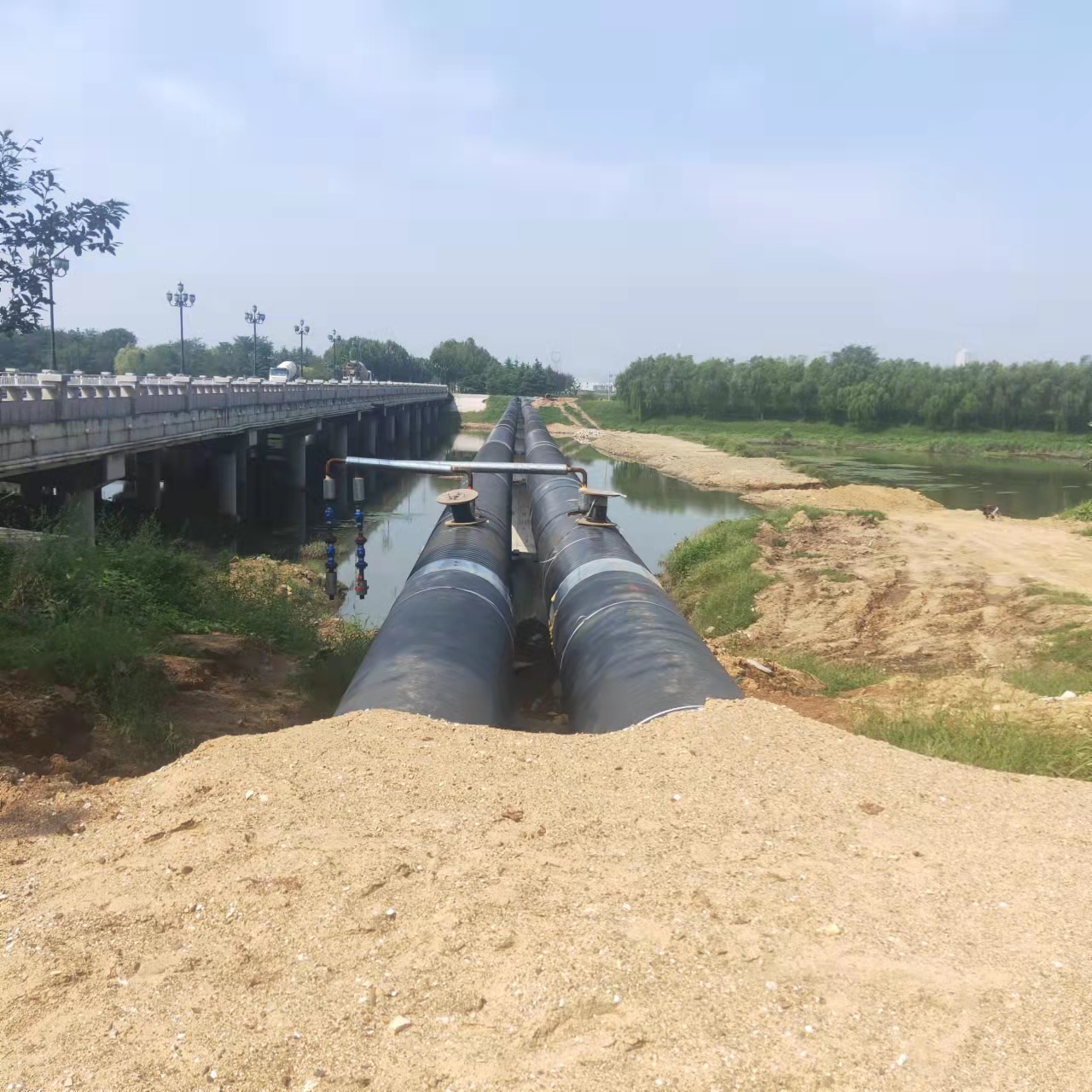 兵团第一师塔里木灌区水利管理处输油管道清洗